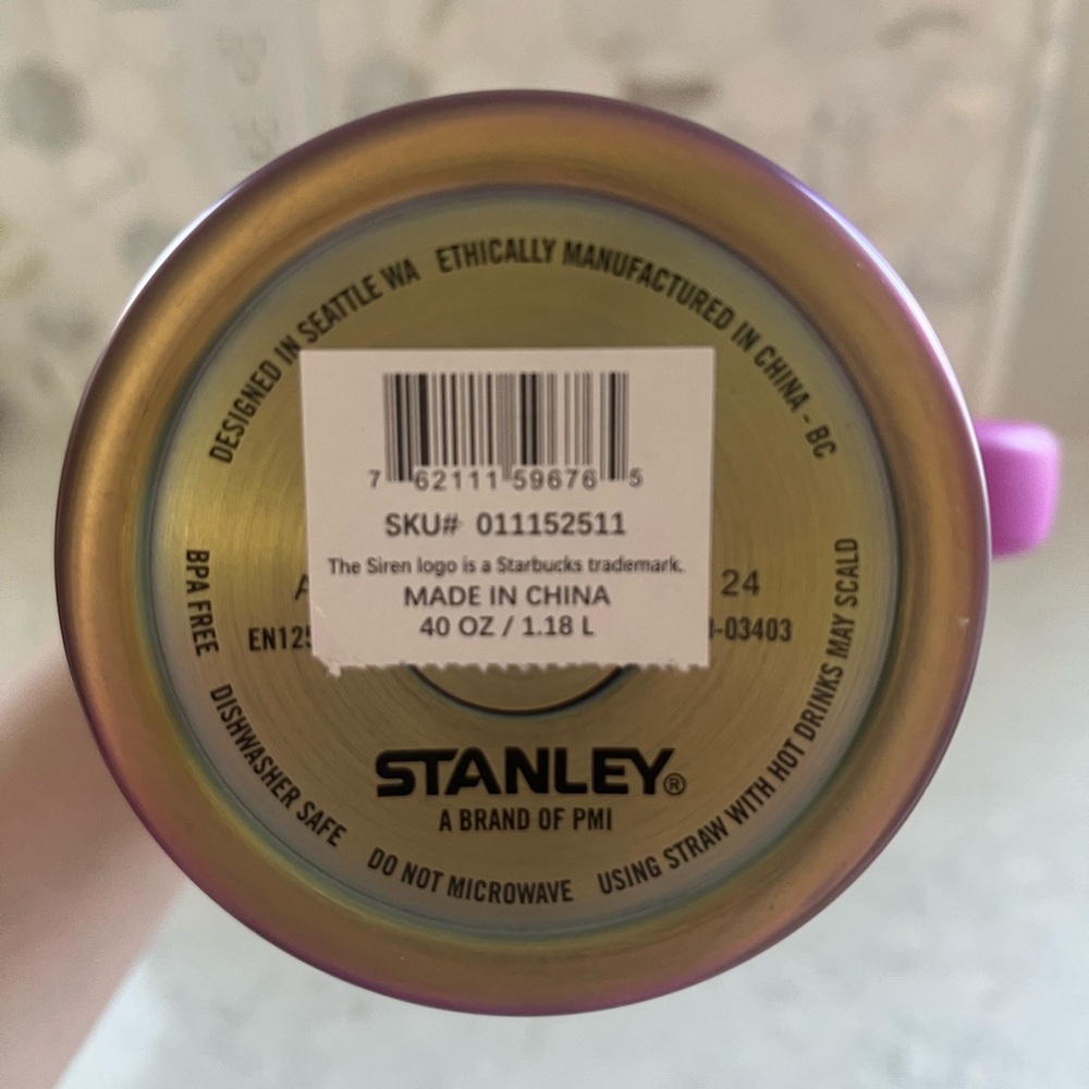 Starbucks Stanley Gradient Tumbler with Purple Handle - Picture 7 of 7